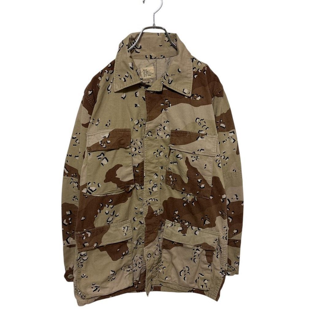 【US ARMY】 82年納入 チョコチップカモ BDUジャケット S-2530 5,840円