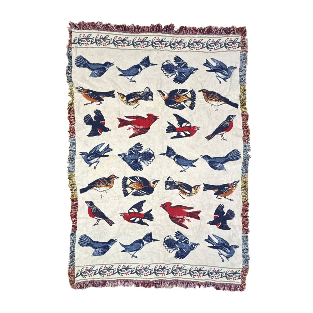 vintageラグ ブランケット マルチカバー タペストリー 鳥 アニマル Rug Blanket Bird Animal 2859 8,760円