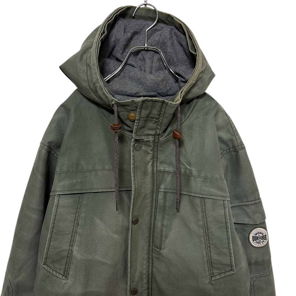 QUIKSILVER】 裏地フリース ダックジャケット フーディ S-2344 - メルカリ