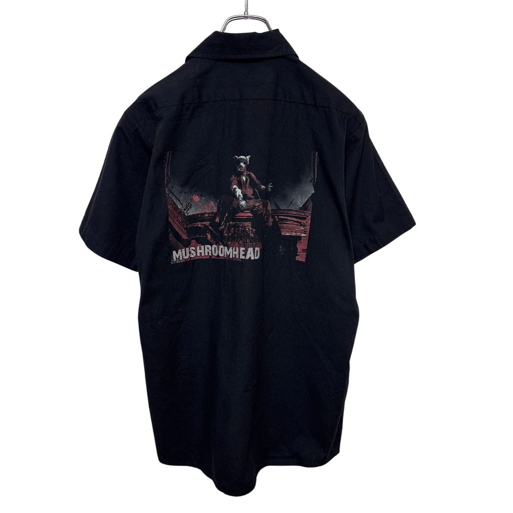 【Dickies】 Mushroomhead Pig Band Work Shirt マッシュルームヘッド メタルバンド ワークシャツ S-6921