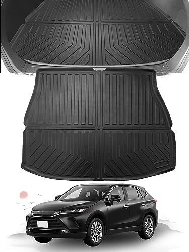 ruiya 折り畳み式 新型 トヨタ ハリアー 80系 80系ハリアー ラゲッジマット 専用 ラゲッジトレイ 3Dラゲッジマット 防水 滑らない TPE素材 防汚 超耐久性 簡単使用 無臭 折り皺なし トランクマット アクセサリー カスタムパ c77e5188