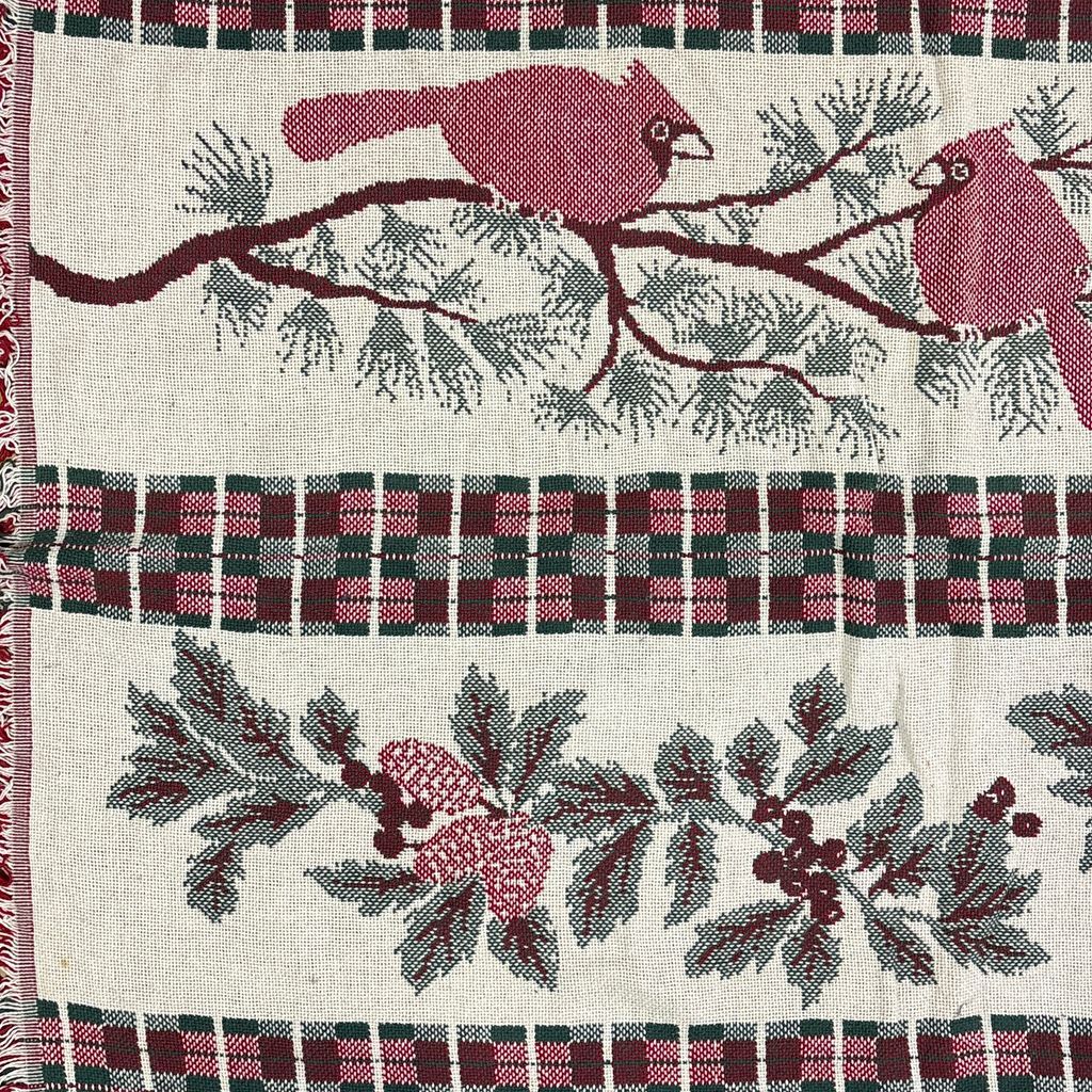 vintageラグ ブランケット マルチカバー タペストリー クリスマス
