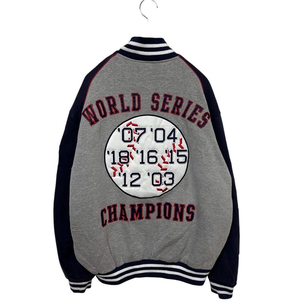 【GENUINE MERCHANDISE】 MLB ワールドシリーズチャンピオンズ ボストンレッドソックス 中綿キルティングライナースタジャン S-3766