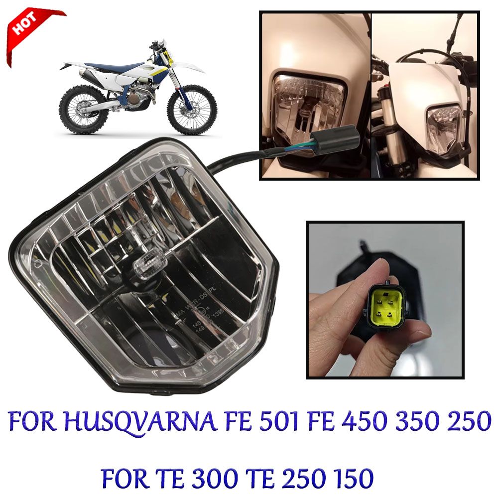 ハスクバーナ TE/FE 150-501cc 用 LEDヘッドライトランプ 2024-2026