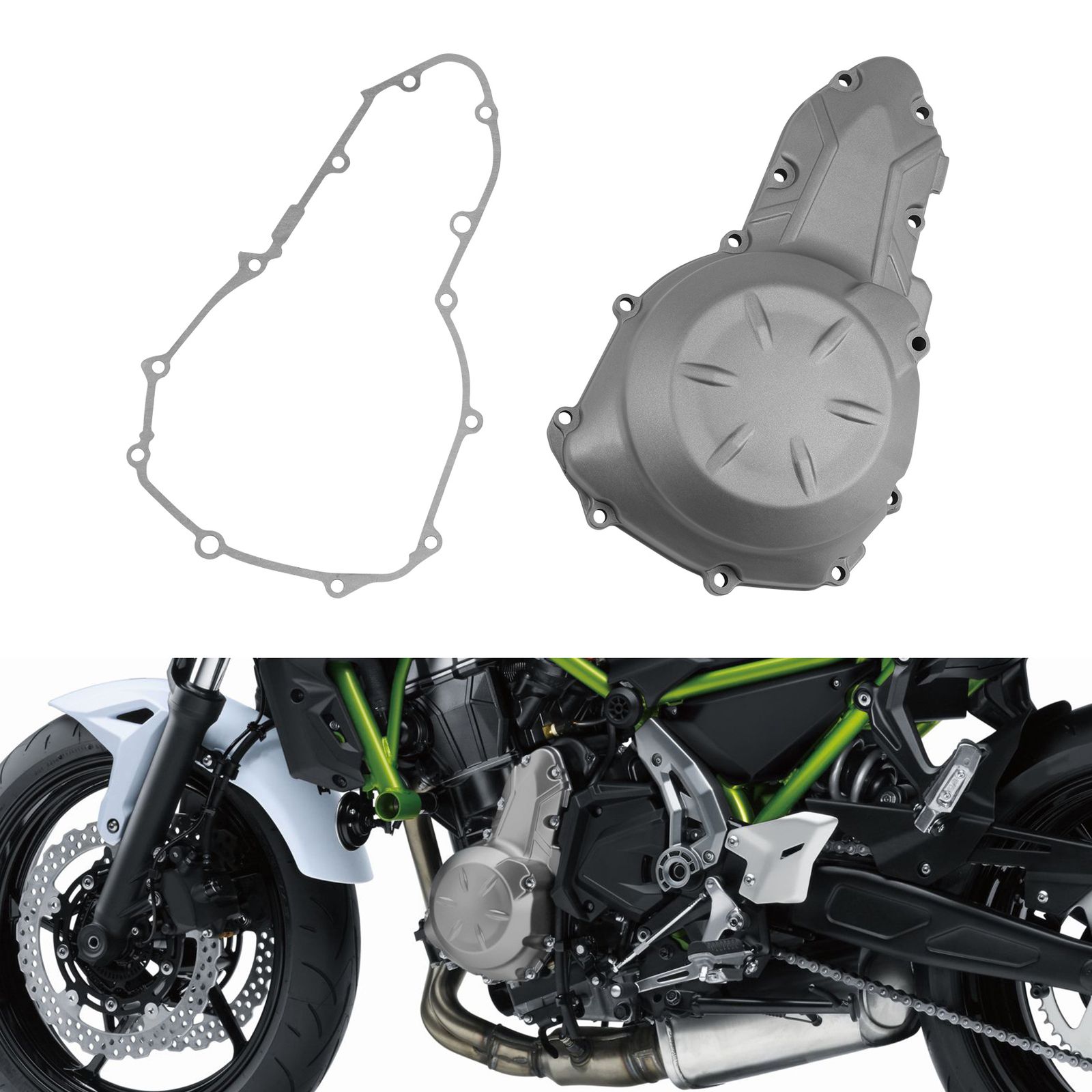 カワサキ忍者650 Z650 2017-2025 用 発電機カバー 保護カバー