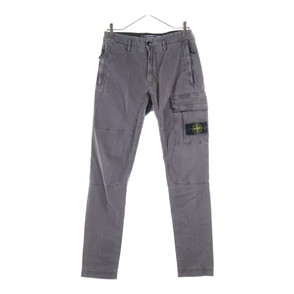 STONE ISLAND (ストーンアイランド) Straight-Leg Cargo Trousers ロゴ