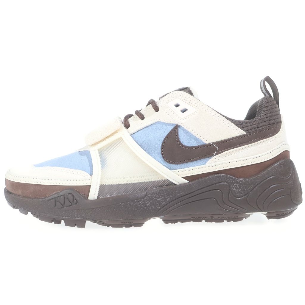 NIKE (ナイキ) ×TRAVIS SCOTT ZOOM FIELD JAXX トラヴィススコット ズーム フィールド ジャックス ローカットスニーカー ブラウン/ブルー HQ3072-400