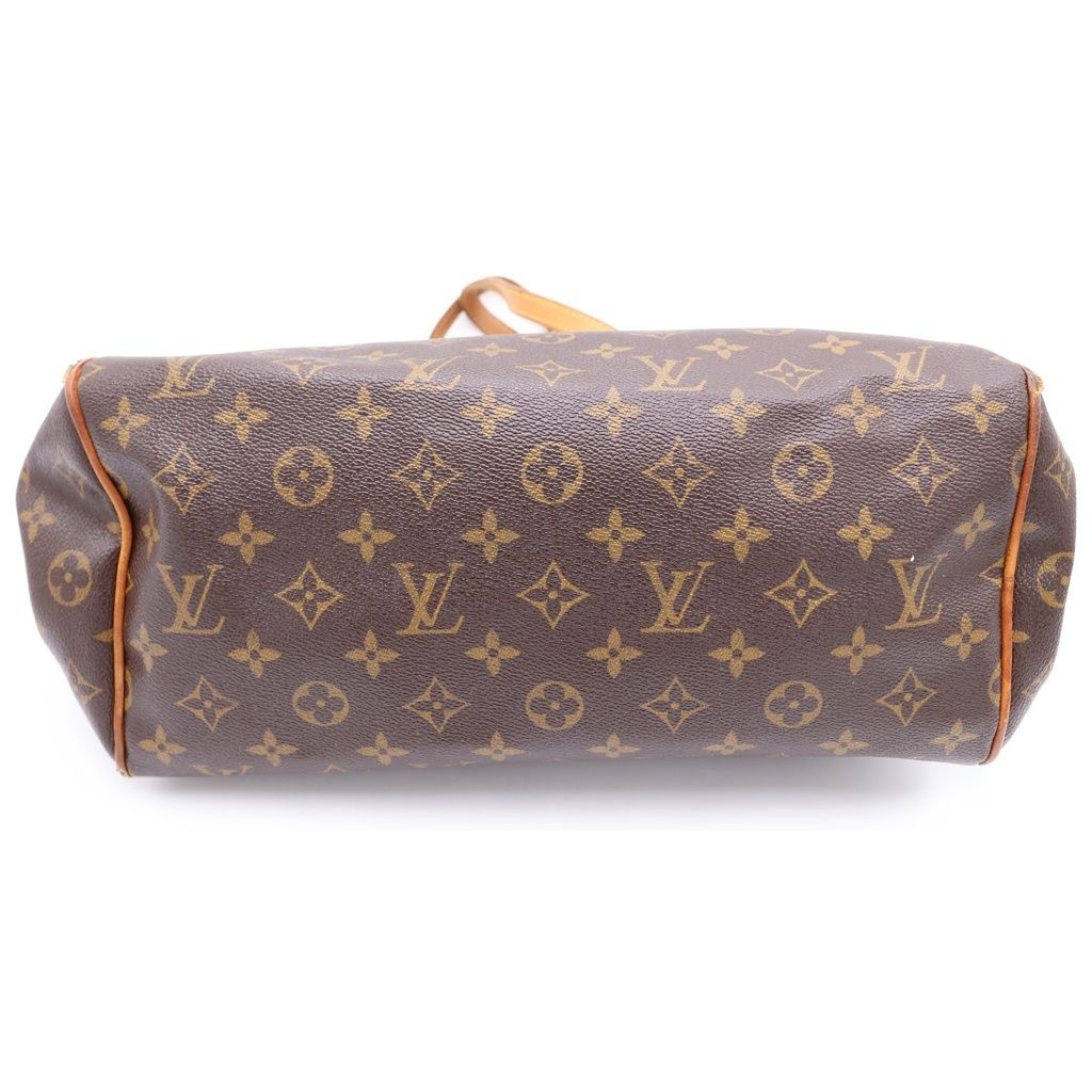 LOUIS VUITTON ルイヴィトン モノグラム モントルグイユPM ハンドバッグ ブラウン レザー×PVC M95565 ゴールド金具 LOUIS VUITTON (ルイヴィトン) モノグラム モントルグイユPM PVC