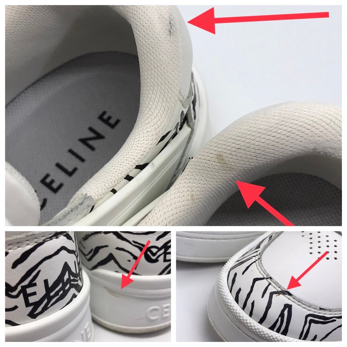 倉吉店】 中古 CELINE | セリーヌ スニーカー CT-07 TRAINER LOW LACE