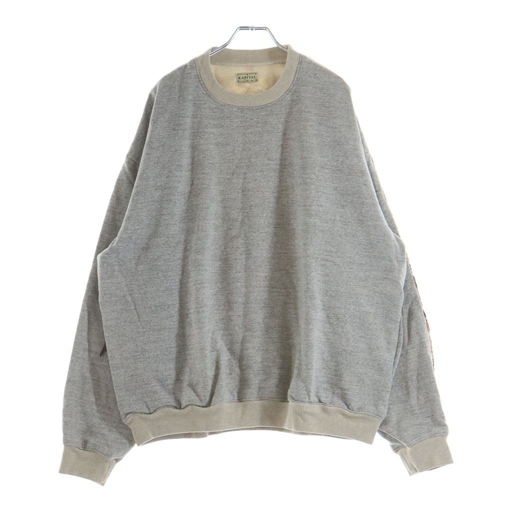 KAPITAL (キャピタル) 24SS TOP裏毛 ビバークBIGスウェット PECKISH