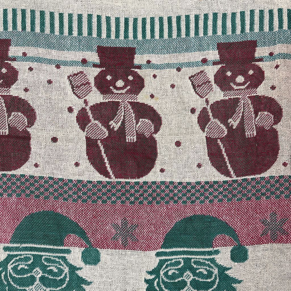 vintageラグ ブランケット マルチカバー タペストリー サンタ トナカイ