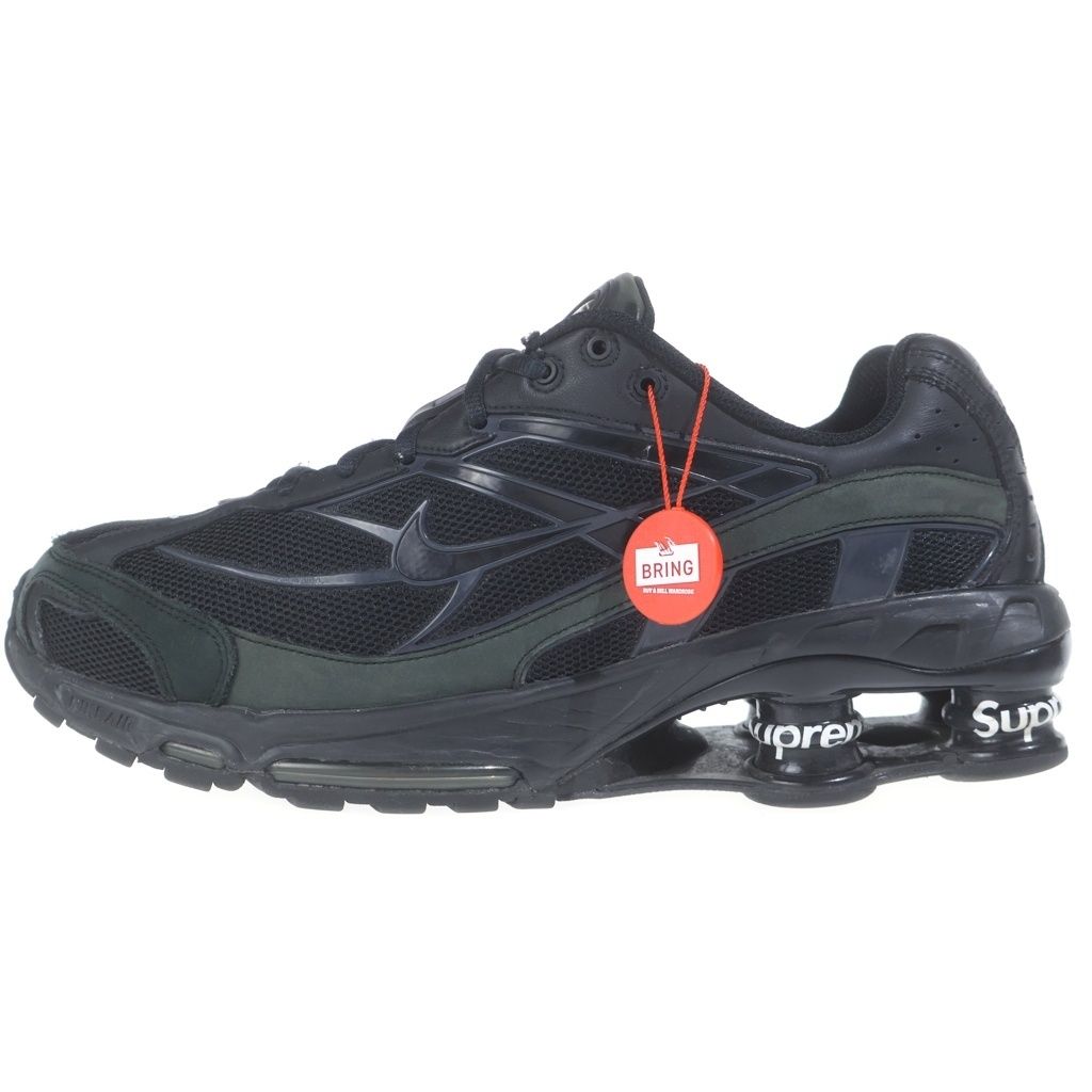 NIKE (ナイキ) 22SS ×SUPREME SHOX RIDE 2 SP シュプリーム ショックス ローカットスニーカー ブラック US11.5/29.5cm DN1615-001