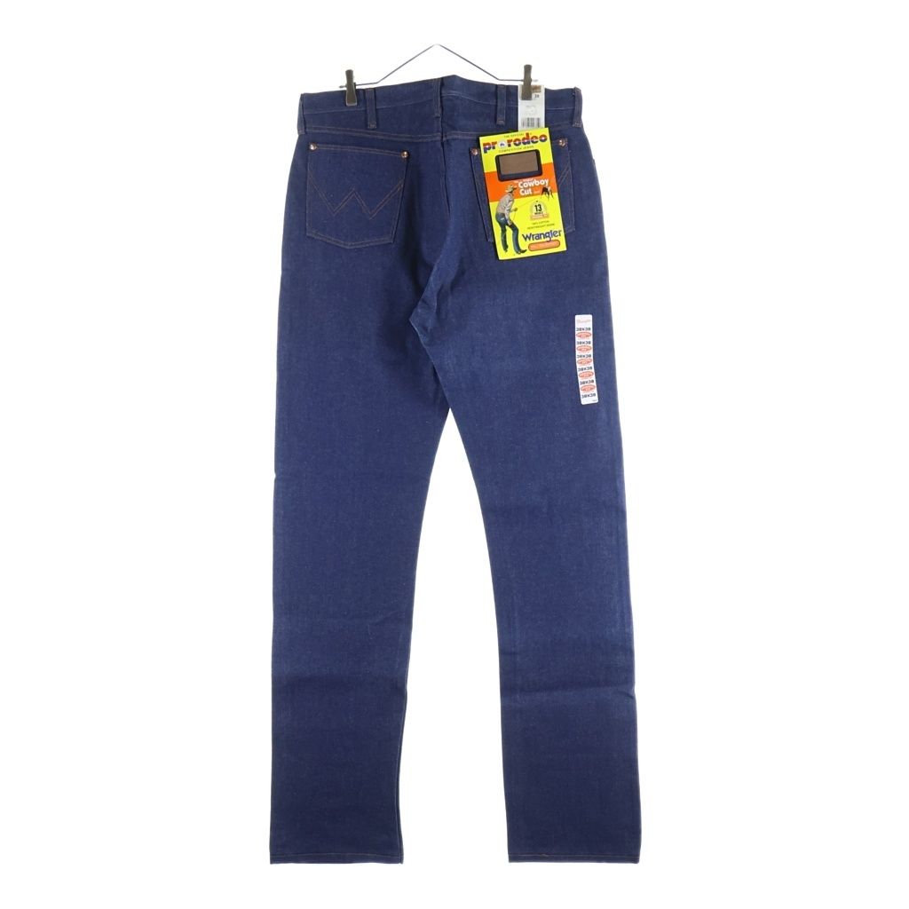 Wrangler ラングラー パンツ インディゴ サイズ:W32×L36 | 希少 デッドストック | 90s 13MWZ カウボーイカット デニムパンツ | メキシコ製 | 90年代 ヴィンテージ 古着 | ボトムス ジーンズ ジーパン【メンズ】【中古】 Wrangler (ラングラー) 90-00S VINTAGE DEADSTOCK 13MWZ COWBOY CUT