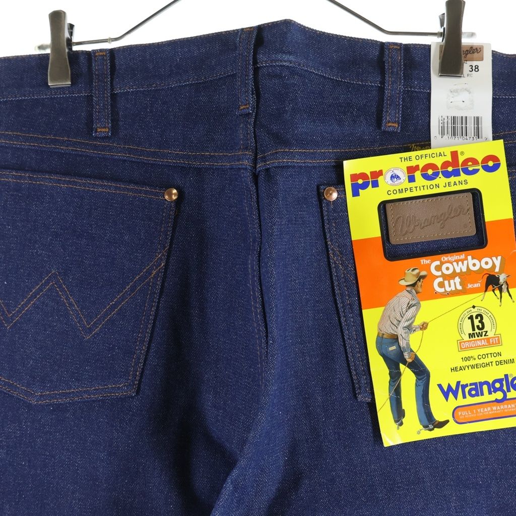 GW限定価格！90's デッドストック ラングラー　カウボーイカット　デニム Wrangler (ラングラー) 90-00S VINTAGE DEADSTOCK 13MWZ COWBOY CUT