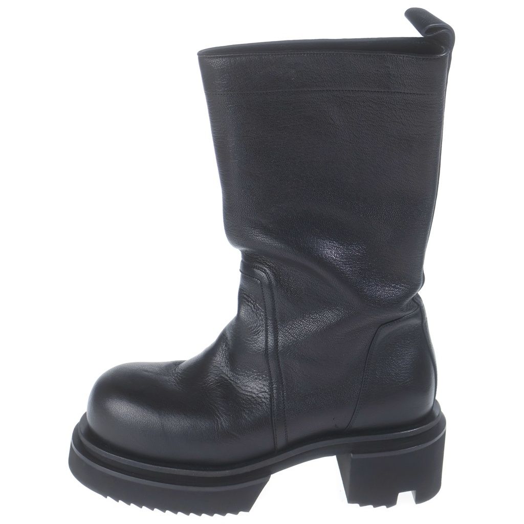 Rick Owens (リックオウエンス) 26SS TEMPLE CALF PULL ON BOGUN BOOT ボーガンブーツ ブラック RU01f2838