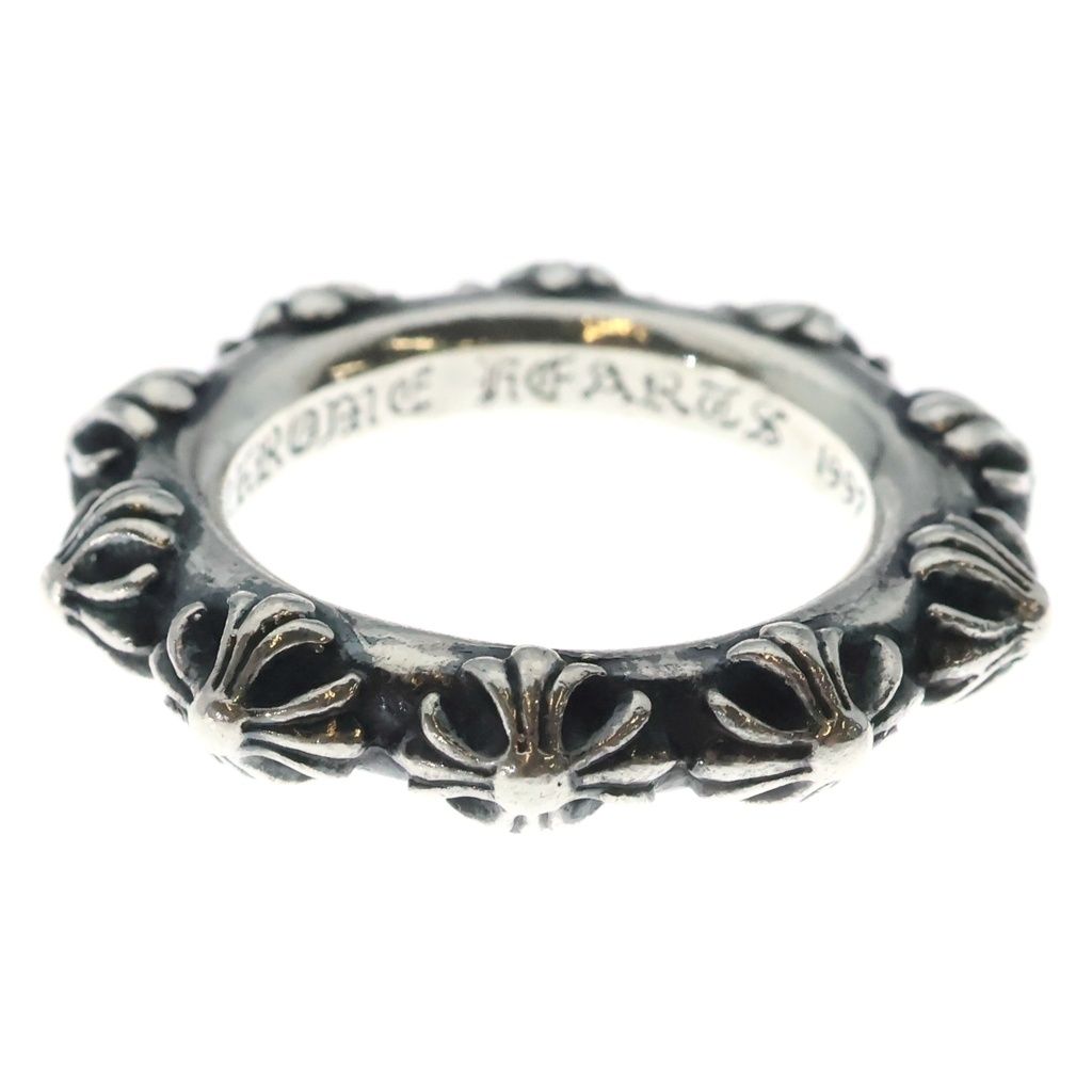 CHROME HEARTS (クロムハーツ) CROSS BAND クロスバンド リング シルバー BCA342