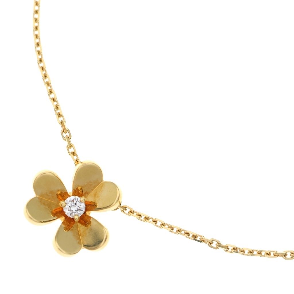 Van Cleef & Arpels (ヴァンクリーフアンドアーペル) フリヴォル ミニ 1PD ダイヤ Au750 K18YG ネックレス イエローゴールド VCARP0J100 165,000円