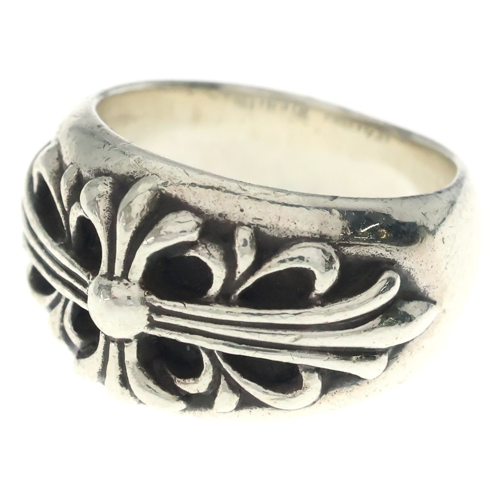 CHROME HEARTS (クロムハーツ) FLRL CRS フローラルクロス リング シルバー BCA346