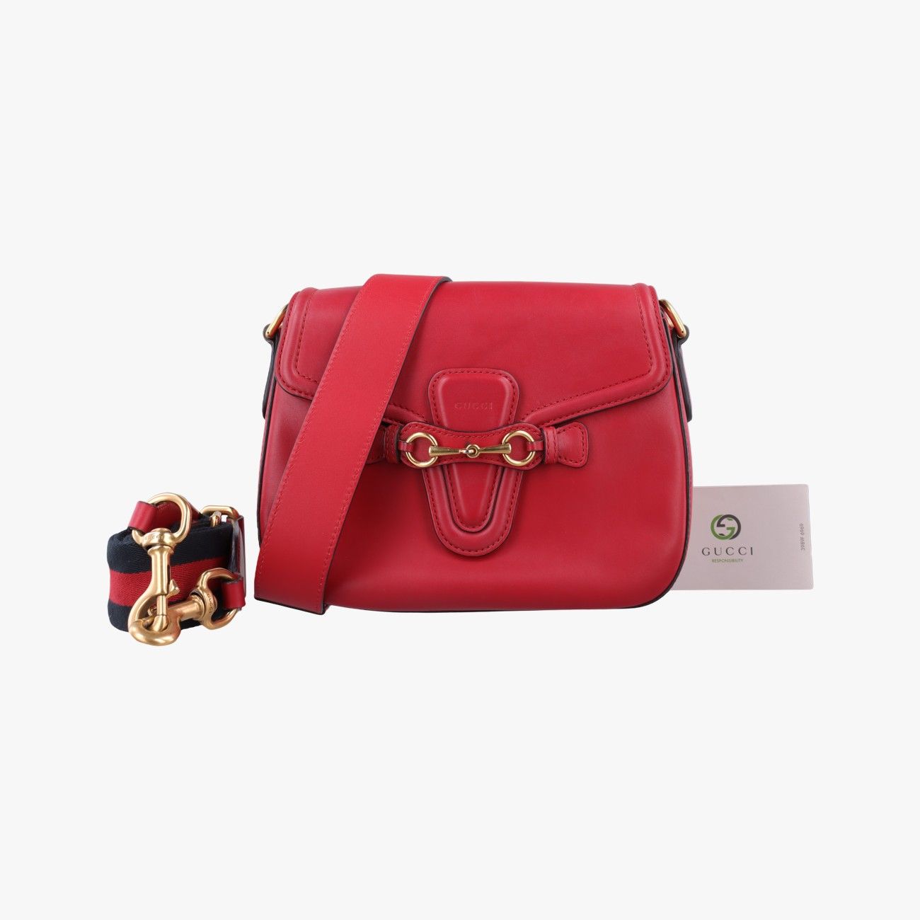グッチGucciレディ ウェブ レッド レザー 380573 F019249021