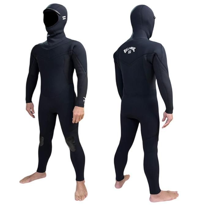 【新品】BILLABONG ビラボン ウェットスーツ 5/3mm ジャージ セミドライ フード付き フルスーツ ロングチェストジップ bf018609 MLサイズ