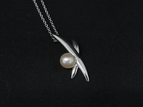 □極美品□ TASAKI タサキ 本真珠 アコヤ真珠 パール 約5mm SV925