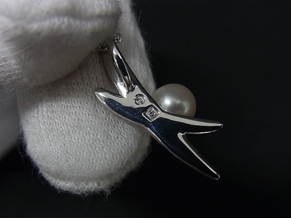 □極美品□ TASAKI タサキ 本真珠 アコヤ真珠 パール 約5mm SV925
