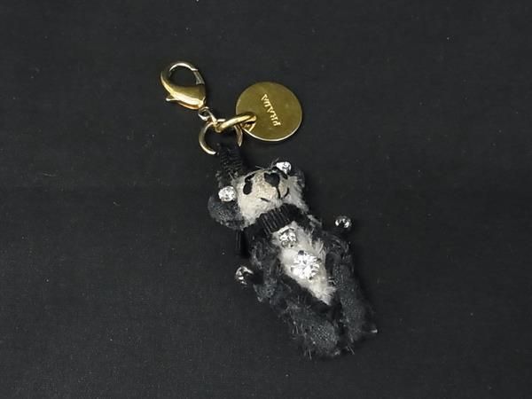 PRADA プラダ　パンダ キーホルダー　ストラップ　チャーム PRADA プラダ パンダ ラインストーン チャーム キーホルダー