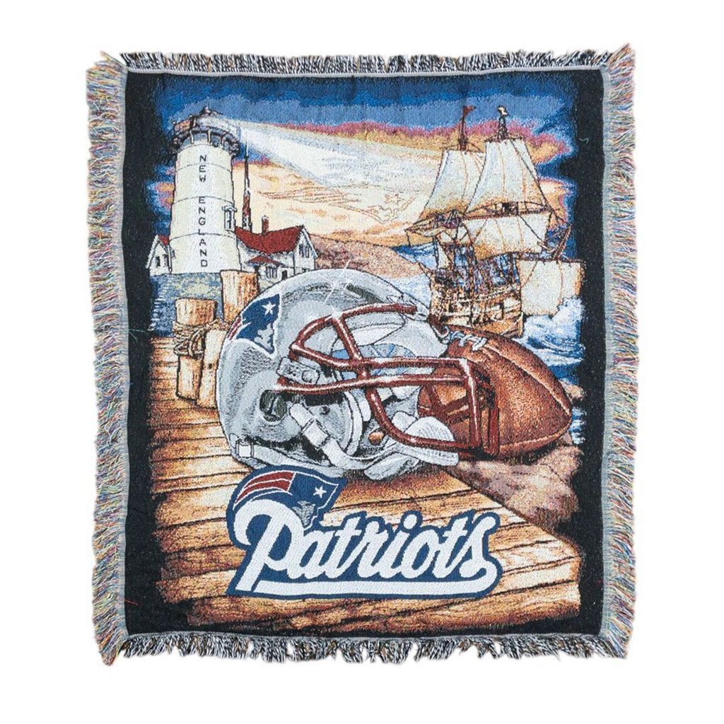 vintageラグ カーペット スポーツ USA製 NFL ペイトリオッツ757