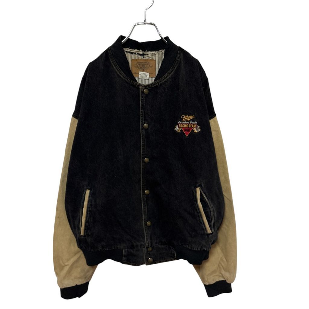 【INTERNATIONAL DENIM】 Denim Varsity Jacket Miller Racing Team デニムスタジャン S-4395 7,600円