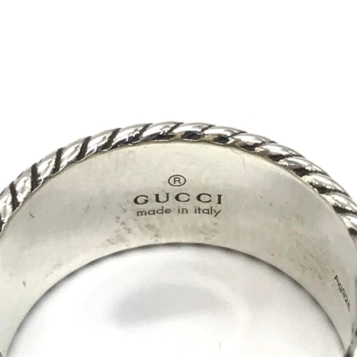 倉吉店】GUCCI | グッチ ダブルGリング リング・指輪 627729 シルバー