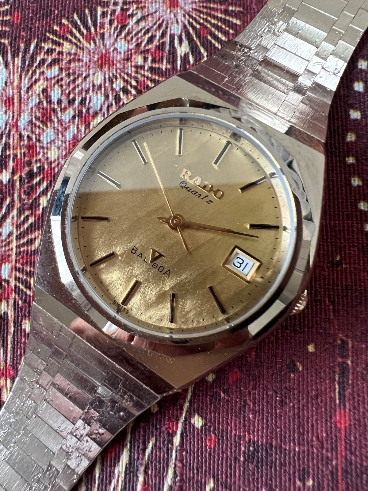 未使用 デッドストック品☆ラドー RADO☆バルボア☆メンズ☆ゴールド