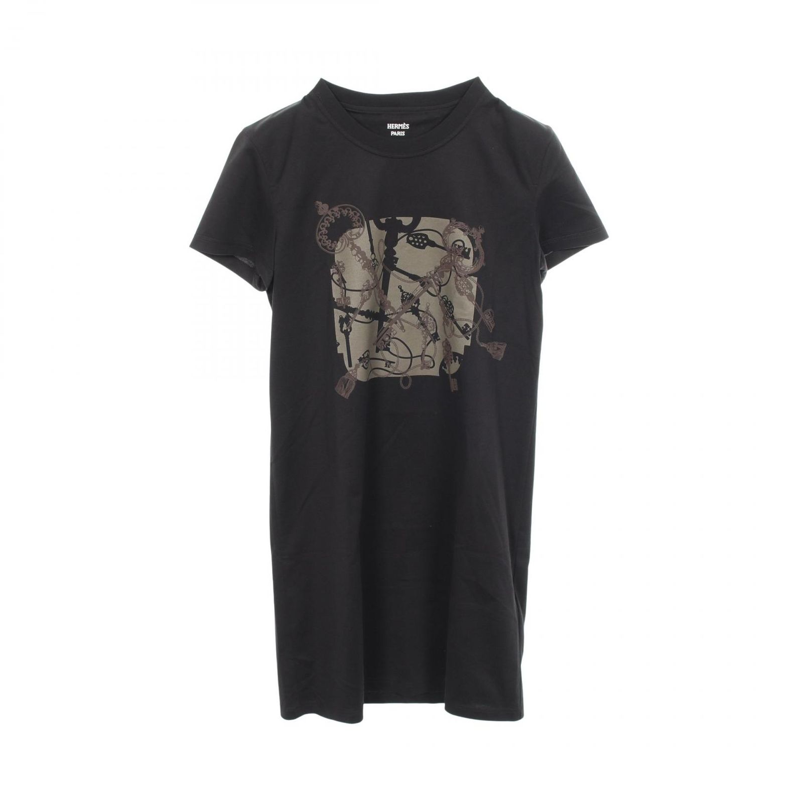 HERMES エルメス CARTOUCHE DRESS カルトゥッシュ Tシャツ ワンピース