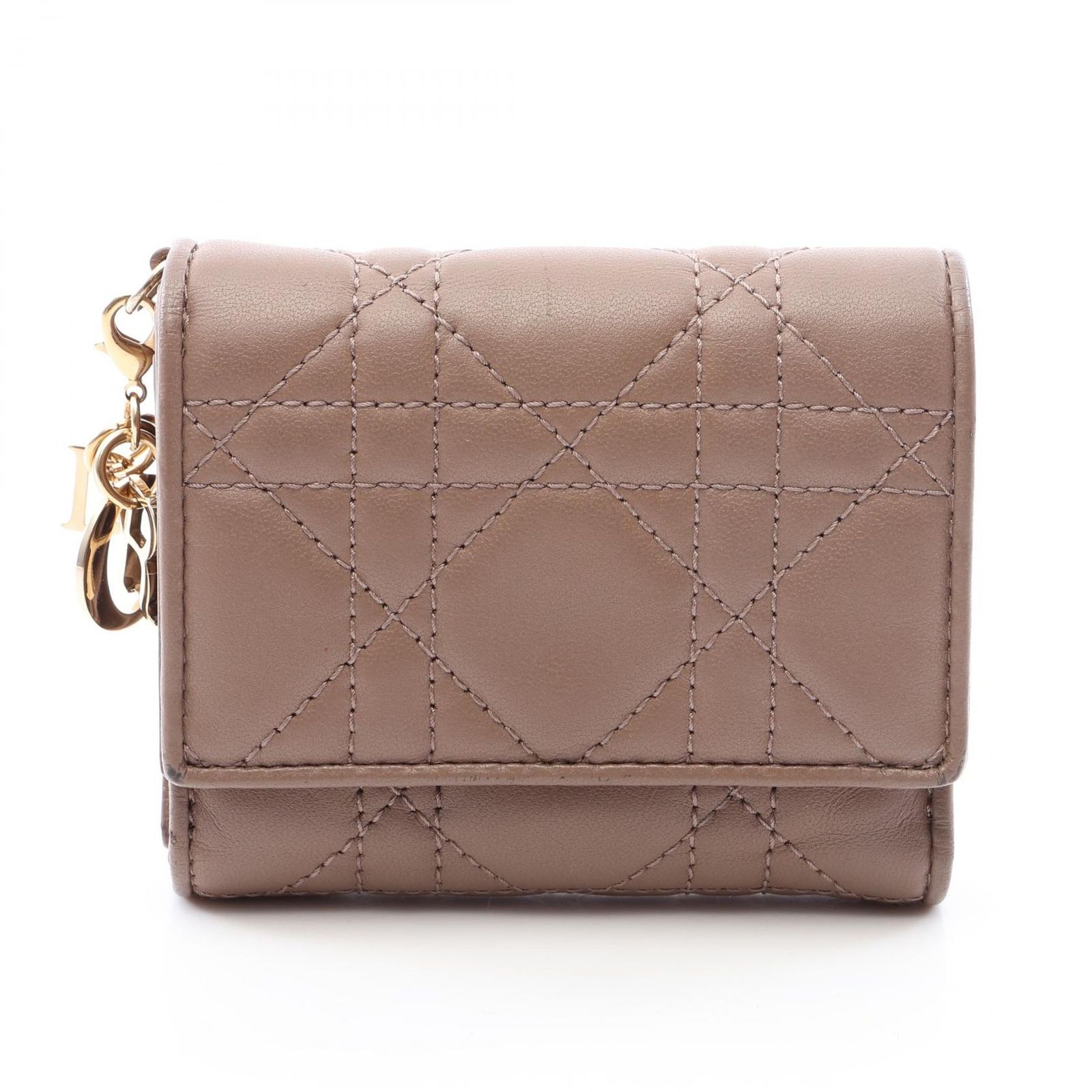 Dior ディオール レディディオール カナージュ 三つ折り財布