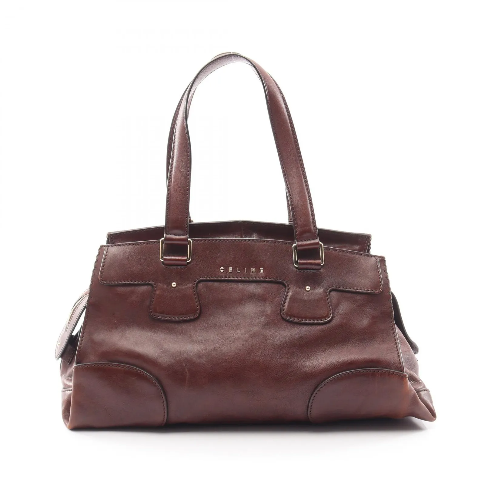 セリーヌ鞄です。 傷や汚れなどはありますが使用には 問題ありません。 CELINE セリーヌ ハンドバッグ(傷や汚れあり) 中古・真贋鑑定済み品｜m