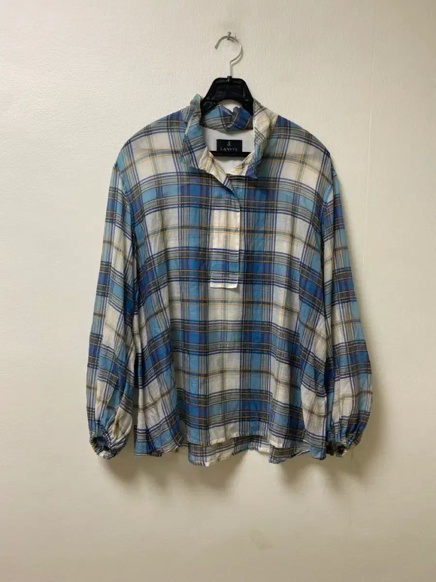 LANVIN ウール コットン ブレンド ブラウス 82-94-160