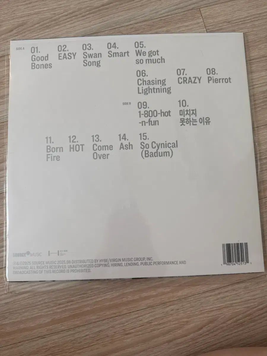 LE SSERAFIM(ルセラフィム・ルセラ) イクハッ LP ヴァイナル ビニールレコード イージークレイジーホット