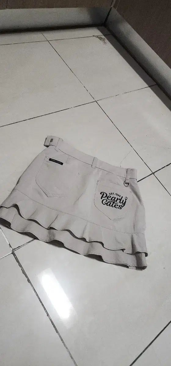 パーリーゲイツ 麻 スカート 0サイズ
