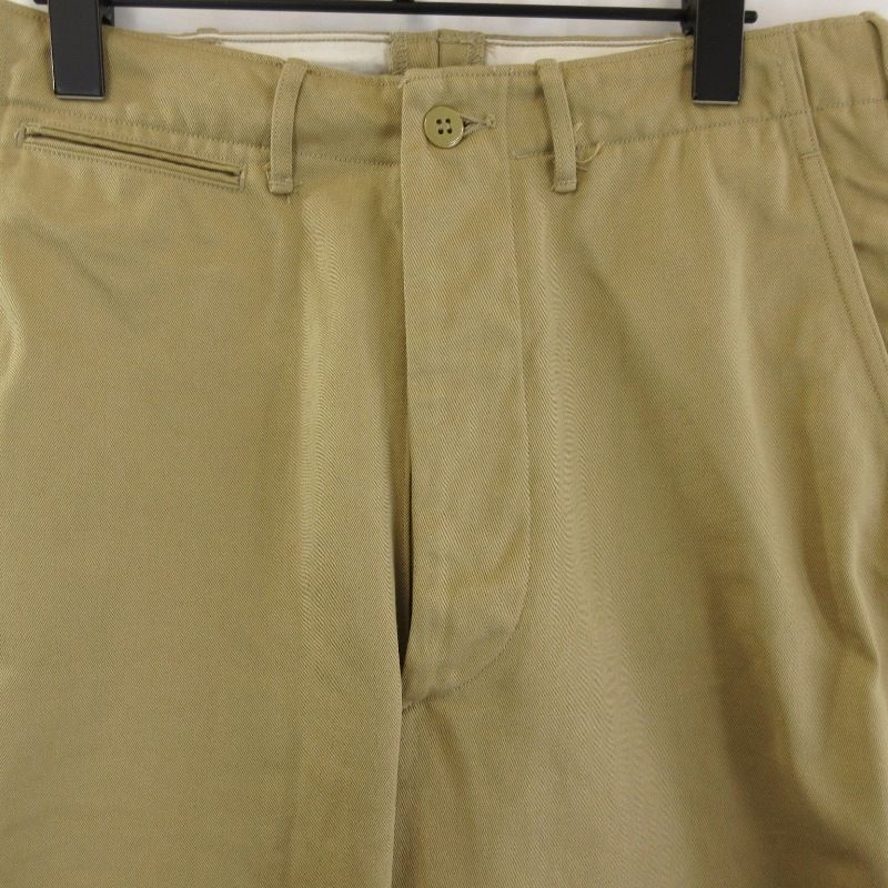 MSG & SONS エムエスジーアンドサンズ チノパンツ ウエポンクロス CHINO PANTS チノトラウザーズ ベージュ 32 71016406