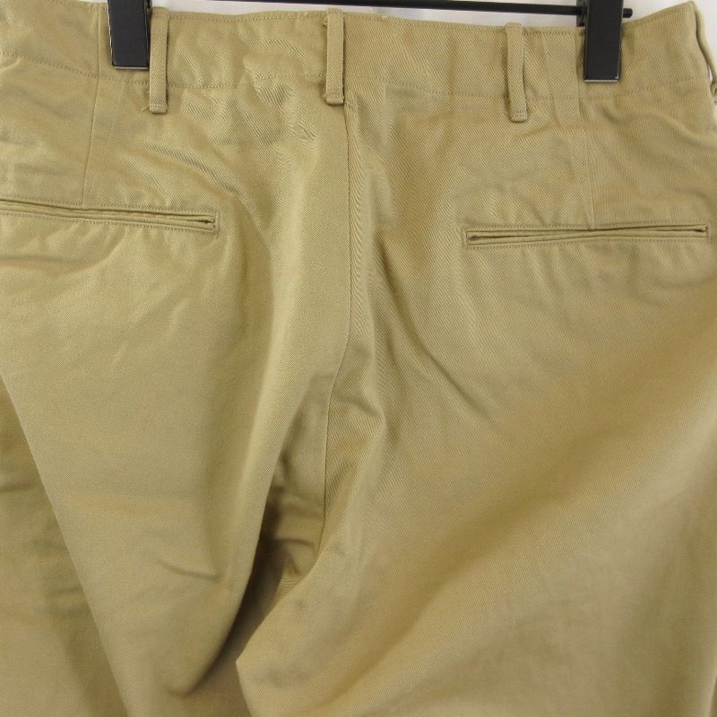 MSG & SONS エムエスジーアンドサンズ チノパンツ ウエポンクロス CHINO PANTS チノトラウザーズ ベージュ 32 71016406