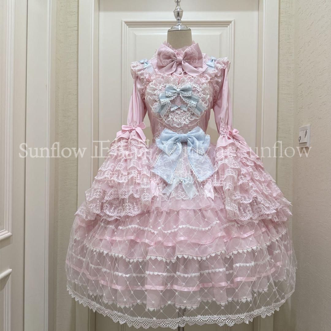 再入荷 【送料無料】コスプレ衣装 ロリィタドレス3点セッピン甘ロお嬢めめしかわいメイド衣装