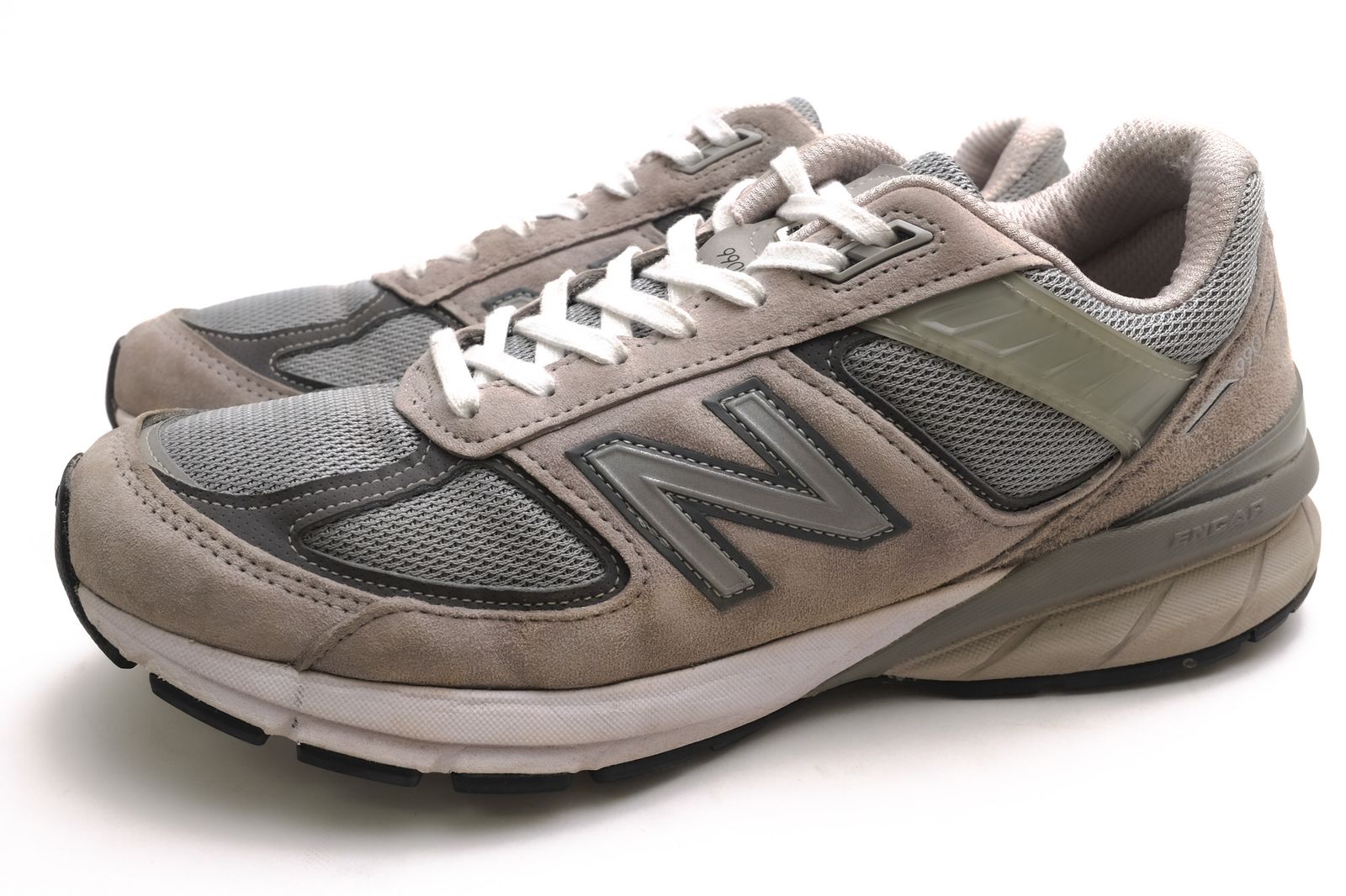 ニューバランス／NEW BALANCE シューズ スニーカー 靴 ローカット メンズ 男性 男性用 ナイロン レザー 革 本革 グレー 灰色 M990GL5 ENCAPミッドソール 21,816円