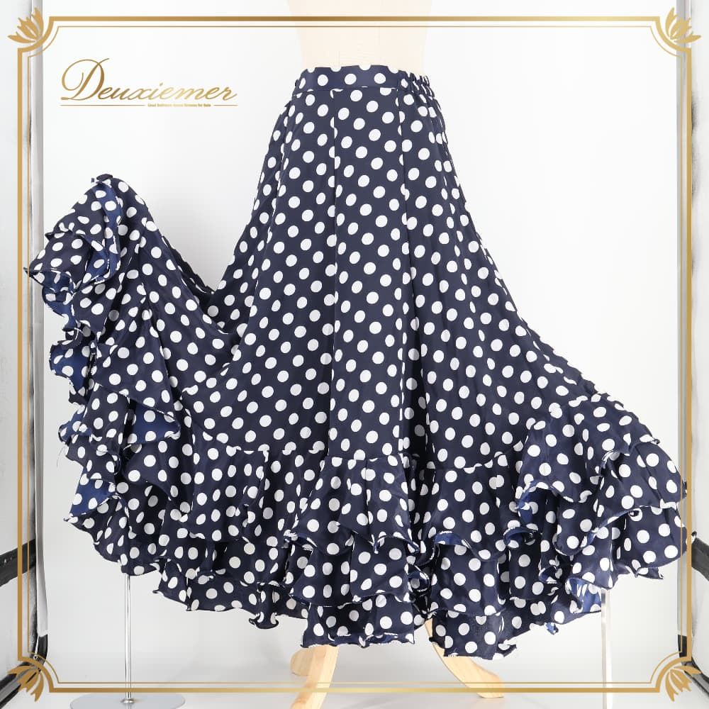 フラメンコ衣装　prima boutique ファルダ　スカート　トップス2枚 フラメンコ 衣装 prima boutique プリマブティック ファルダ スカート