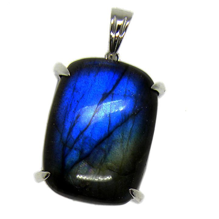 ラブラドライト ペンダントトップ 13.38ct PT900 プラチナ TOP 大粒 ジュエリー【新品】