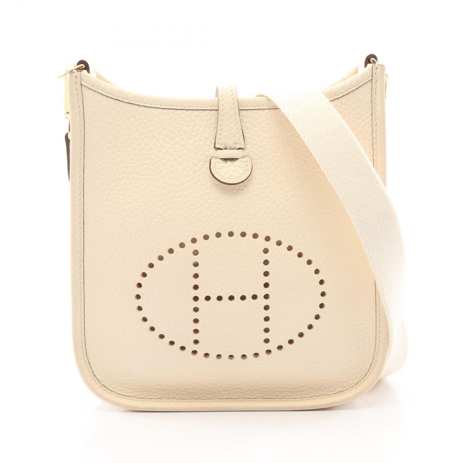 エルメス HERMES ショルダーバッグ エヴリンTPM アマゾン ナタ レザー エヴリンアマゾンTPM ナタ レディース Used A