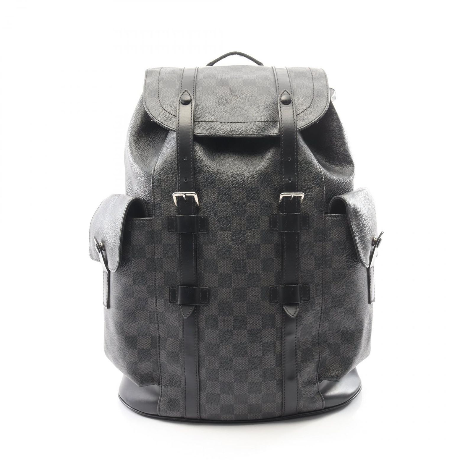 ルイ・ヴィトン LOUIS VUITTON リュックサック バックパック クリストファーPM ダミエグラフィット N41379 PVCコーティングキャンバス レザー クリストファーPM メンズ
