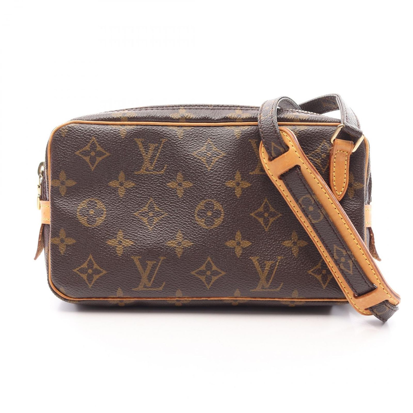 ルイ・ヴィトン LOUIS VUITTON ショルダーバッグ マルリーバンドリエール モノグラム M51828 PVCコーティングキャンバス レザー ポシェット・マルリーバンドリエール