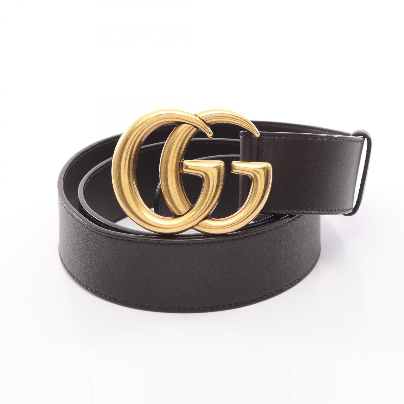 グッチ GUCCI ベルト GGマーモント 397660 レザー ベルト レディース Used A