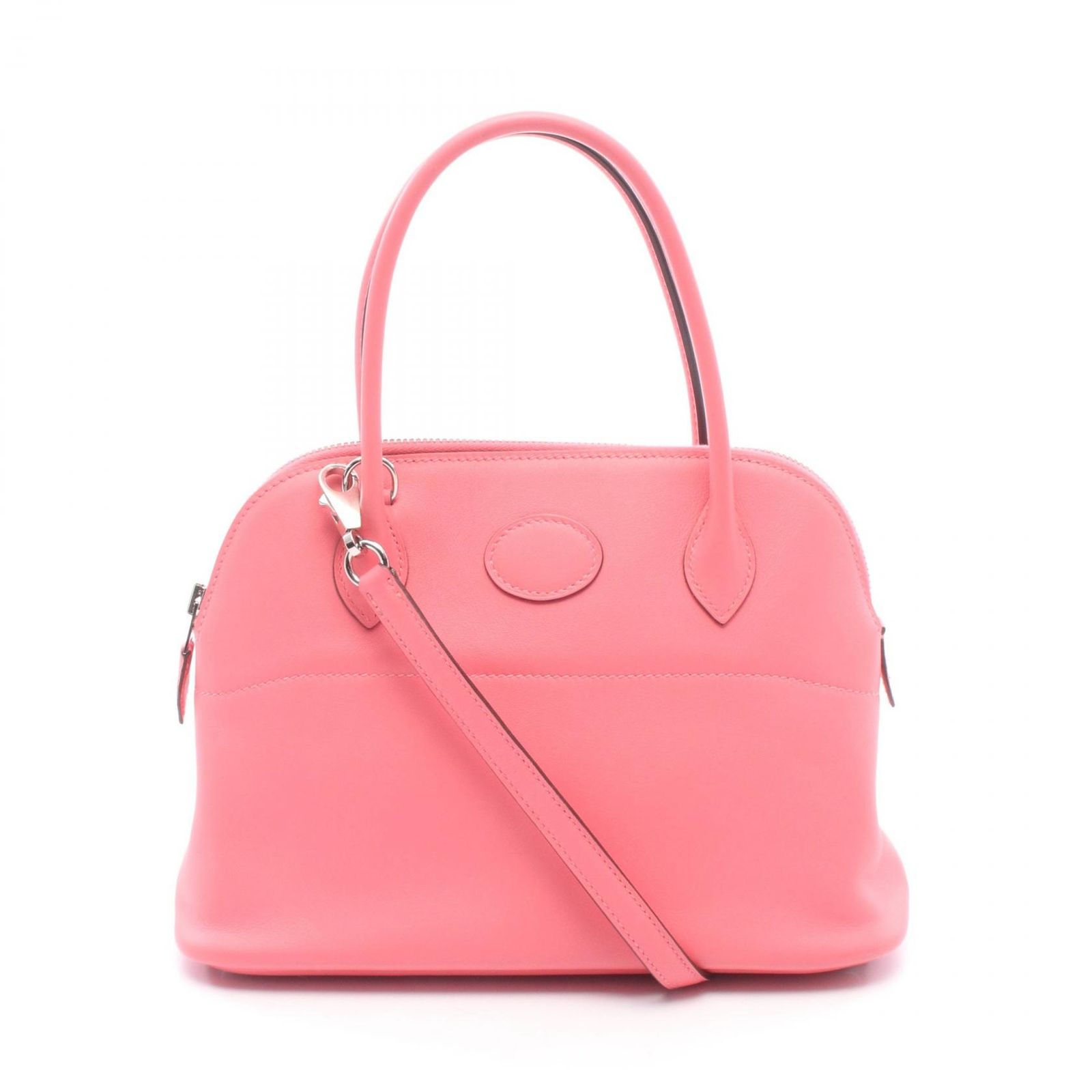 エルメス HERMES ハンドバッグ ボリード27 2WAY ローズアザレ レザー ボリード27 ローズアザレ レディース Used A