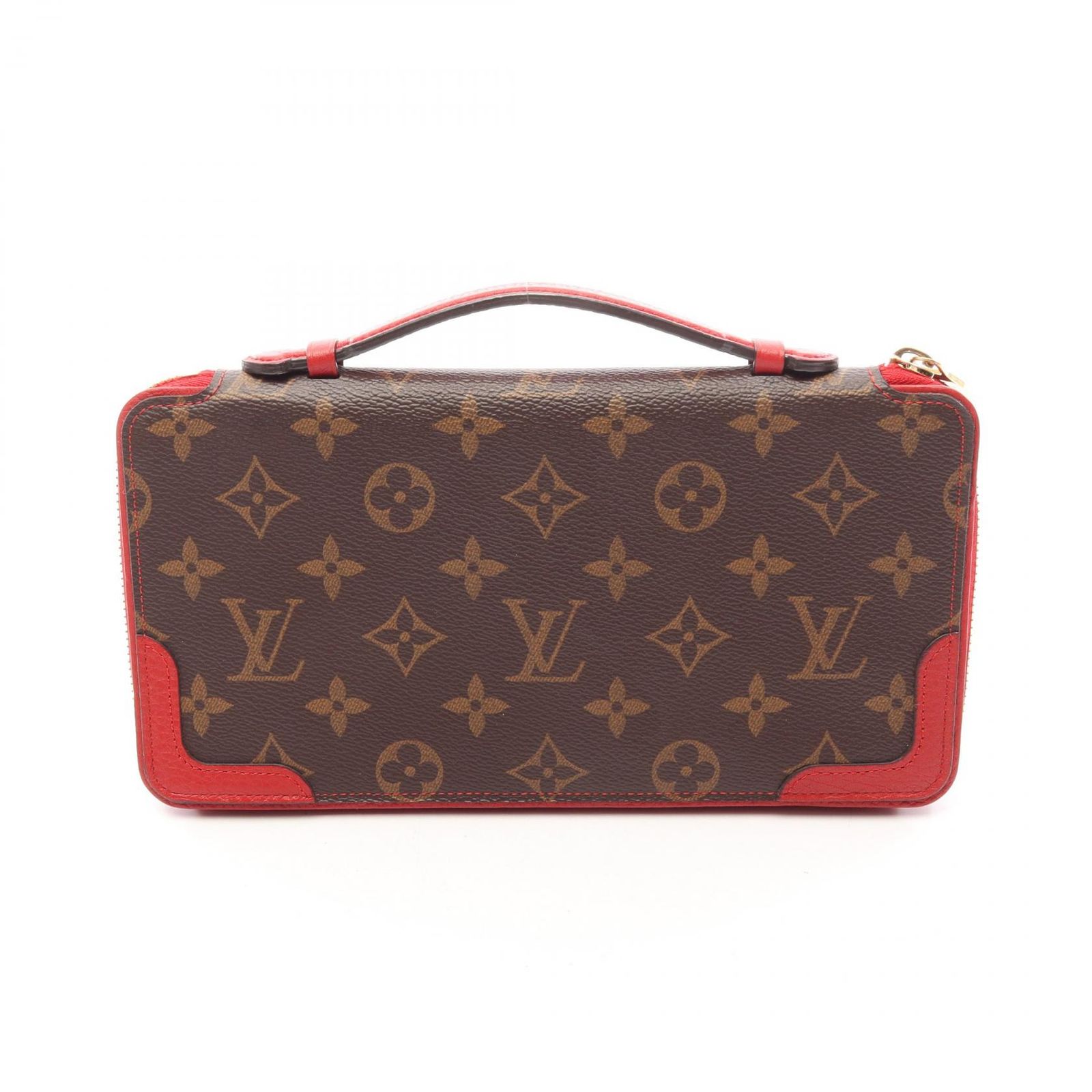 ルイ・ヴィトン LOUIS VUITTON ラウンド長財布 デイリー オーガナイザー M61452 スリーズ レザー PVCコーティングキャンバス デイリー・オーガナイザー レディース 50,880円