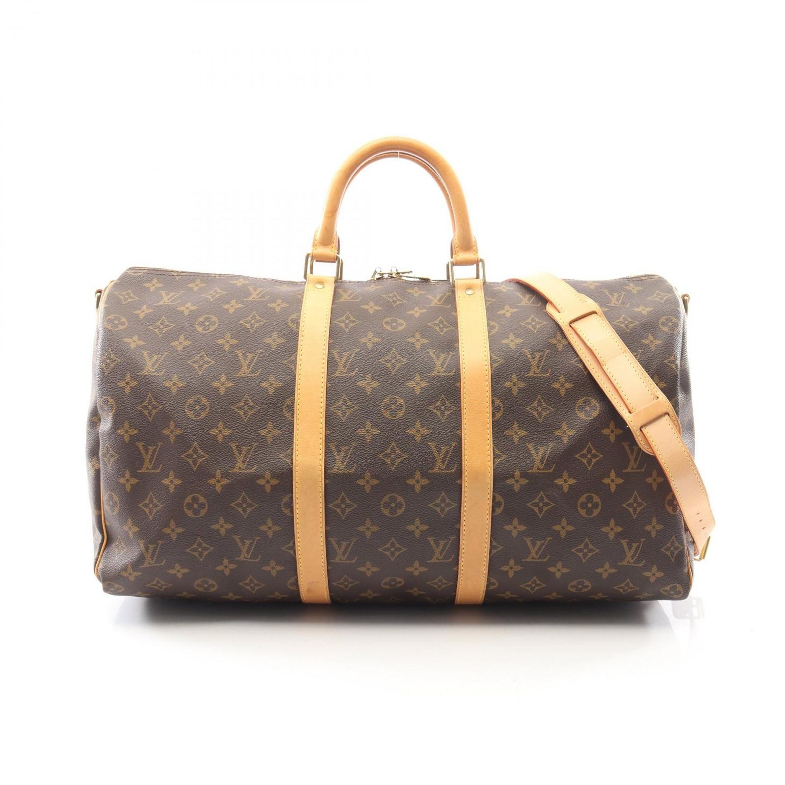 ルイ・ヴィトン LOUIS VUITTON ボストンバッグ キーポル バンドリエール50 モノグラム M41416 PVCコーティングキャンバス レザー キーポル・バンドリエール50 ユニセックス